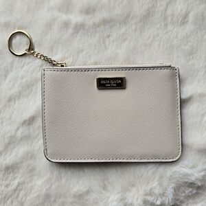 Kate Spade Card Holder in Cream & Black.